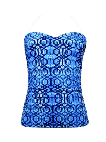 DD Cup Bandeau Tankini - Aqua Blu - Inca - Beach Life Australia