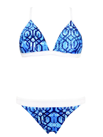 Inca Triangle Bikini Top & Cheeky Band Brief Bikini Set