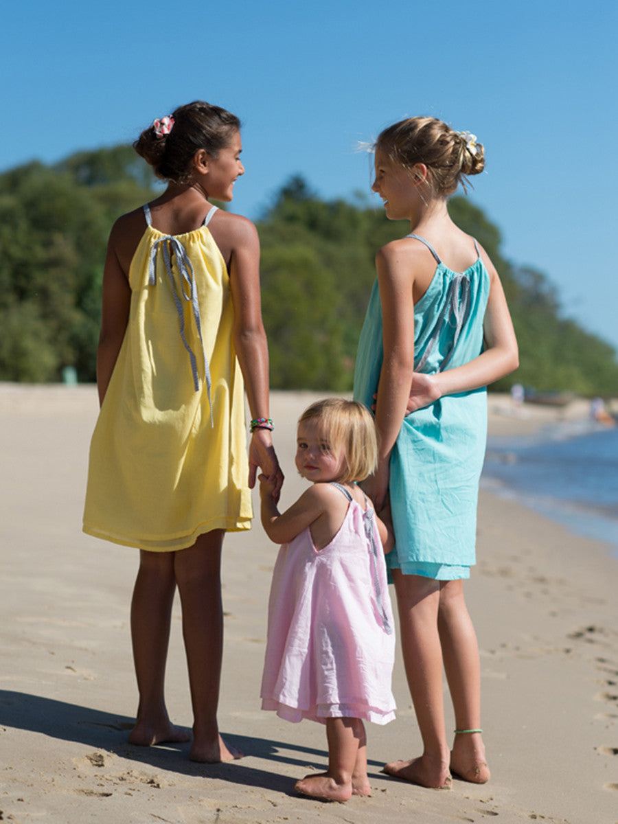 Summer Dresses for Girls Print Cotton Sleeveless Casual Dress Girl Clothing  4-14 Yeas Kids Cotton Beach Sundress for Girls 6 8 9