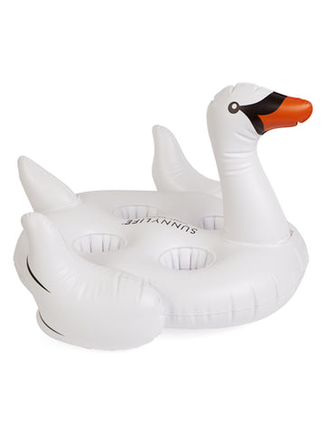 Beach Life Australia - Sunnylife - Inflatable Drink Holder Swan